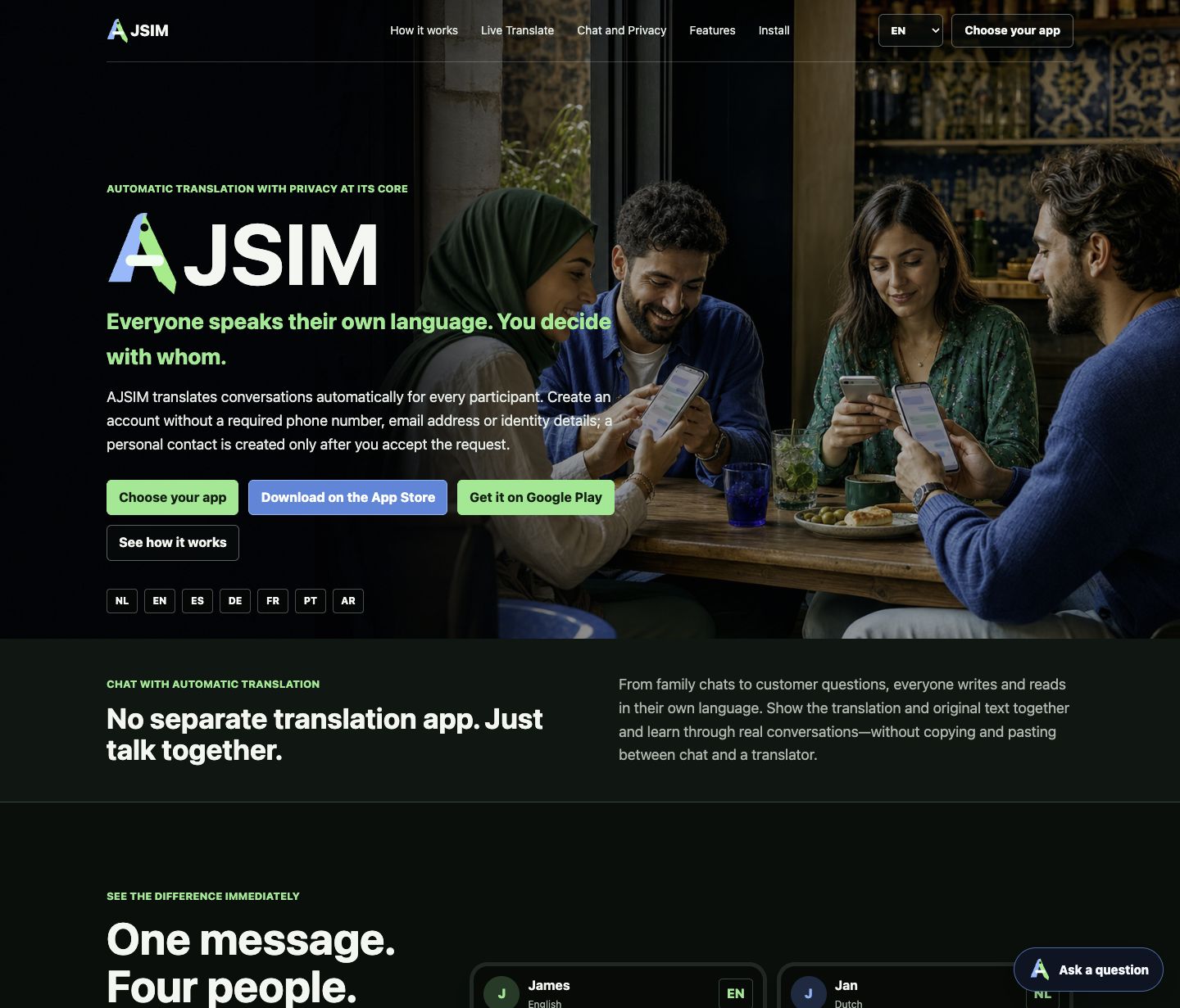 AJSIM website